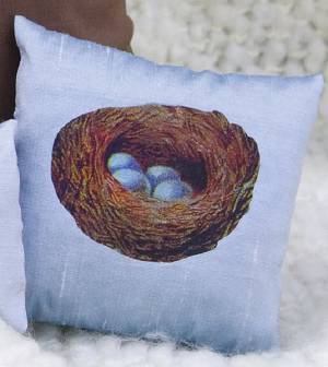 (image for) Small Blue Nest Pillow